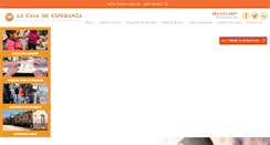 Desktop Screenshot of lacasadeesperanza.org